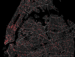 Map of every NYPD-owned CCTV camera in New York City